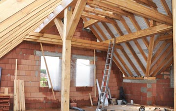 Over Finlarg attic trusses
